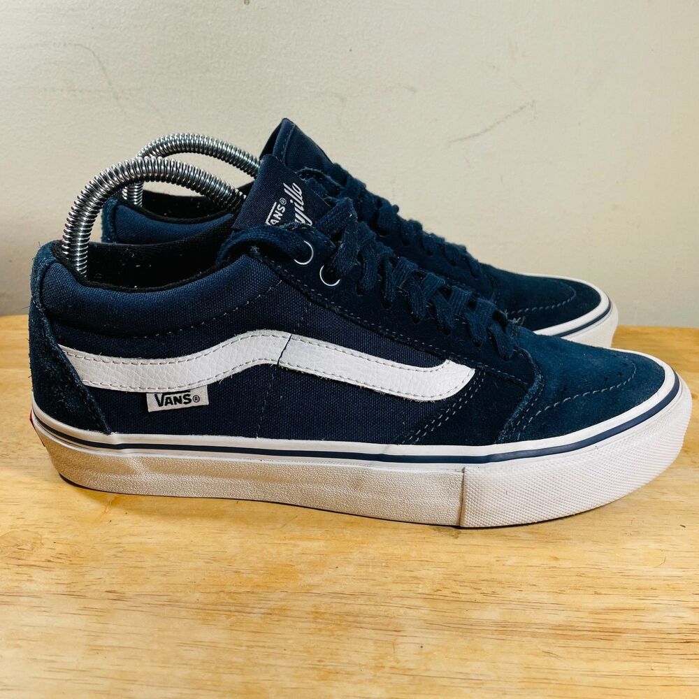 Vans Old Skool‎ Trujillo SG Mens Size 8 W 9.5 Shoes Blue Skate Suede Sneakers